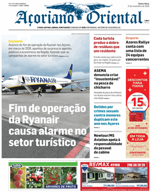 Capa de Açoriano Oriental