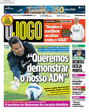 Capa de O Jogo