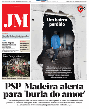 Capa de Jornal Madeira