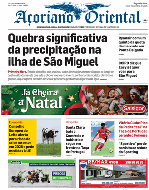 Capa de Açoriano Oriental