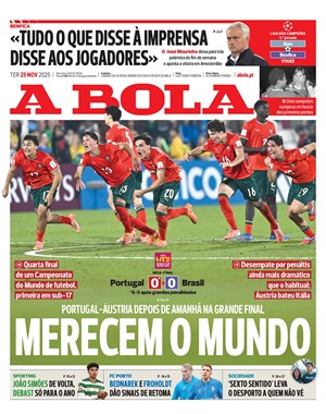Capa de A Bola
