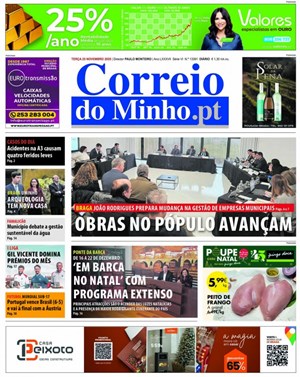 Capa de Correio do Minho