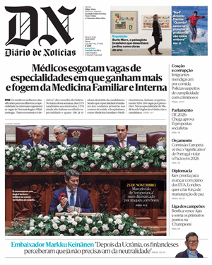 Capa de Diário de Notícias