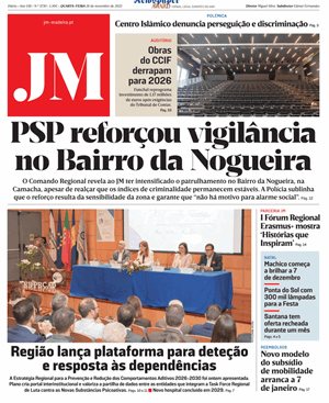 Capa de Jornal Madeira