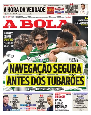 Capa de A Bola