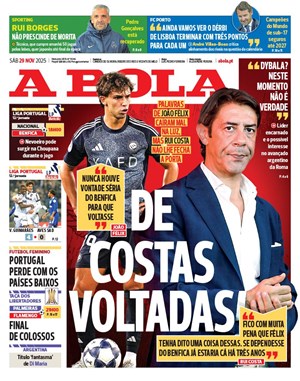 Capa de A Bola