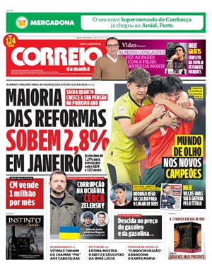 Capa de Correio da Manhã