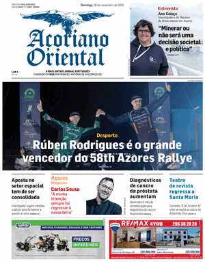 Capa de Açoriano Oriental