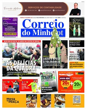 Capa de Correio do Minho