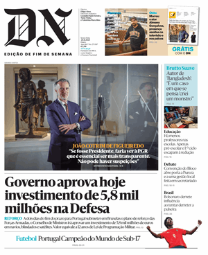 Capa de Diário de Notícias