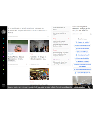 Capa de Correio do Minho