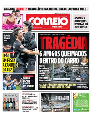 Capa de Correio da Manhã