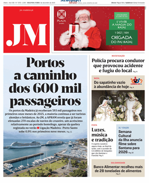 Capa de Jornal Madeira
