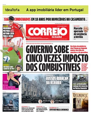 Capa de Correio da Manhã