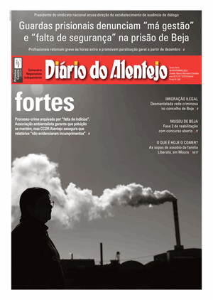 Capa de Diário do Alentejo