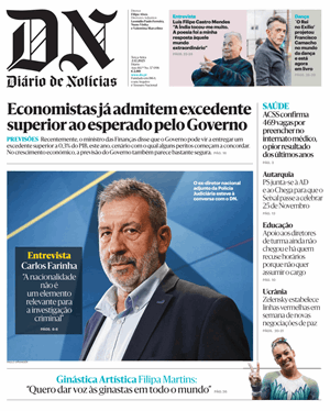 Capa de Diário de Notícias