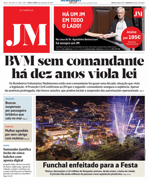 Capa de Jornal Madeira