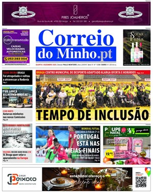 Capa de Correio do Minho
