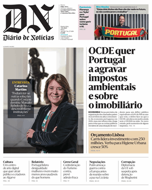 Capa de Diário de Notícias