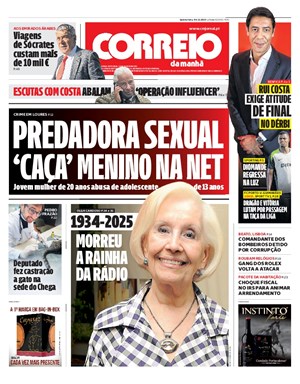 Capa de Correio da Manhã