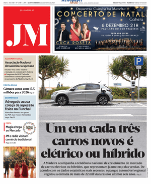 Capa de Jornal Madeira