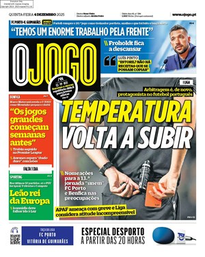 Capa de O Jogo
