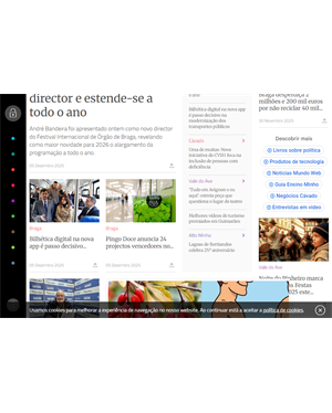 Capa de Correio do Minho