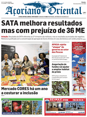 Capa de Açoriano Oriental