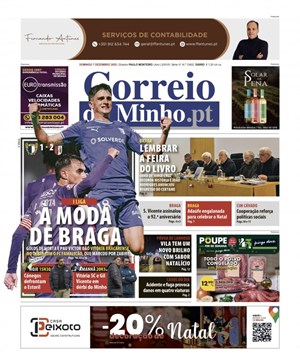 Capa de Correio do Minho