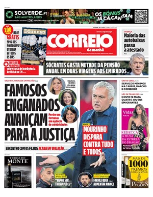 Capa de Correio da Manhã