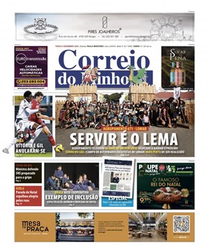 Capa de Correio do Minho