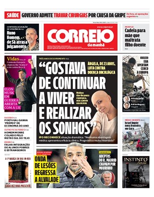 Capa de Correio da Manhã