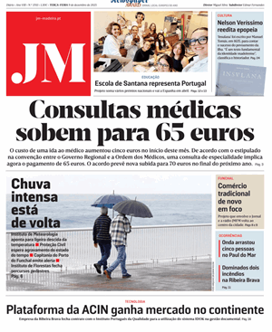 Capa de Jornal Madeira