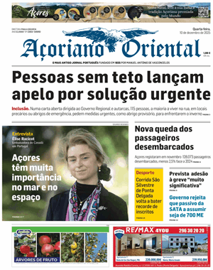 Capa de Açoriano Oriental
