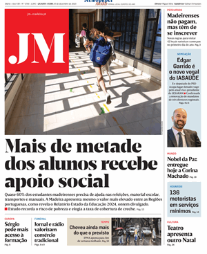 Capa de Jornal Madeira