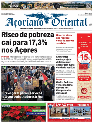 Capa de Açoriano Oriental