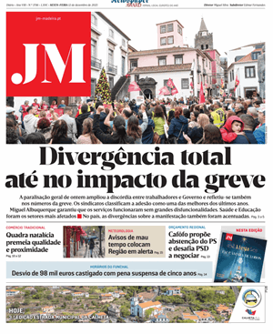 Capa de Jornal Madeira