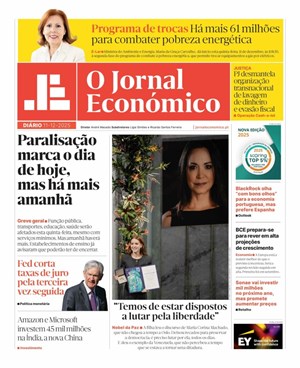 Capa de Jornal Económico