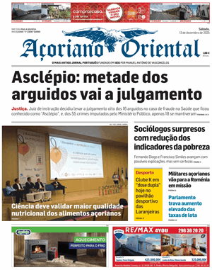 Capa de Açoriano Oriental