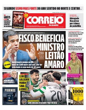 Capa de Correio da Manhã