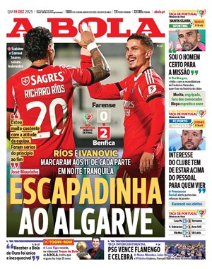 Capa de A Bola