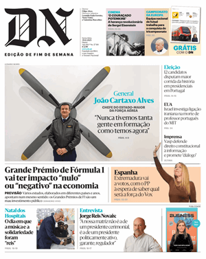 Capa de Diário de Notícias