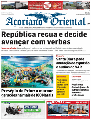 Capa de Açoriano Oriental