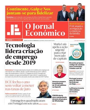 Capa de Jornal Económico