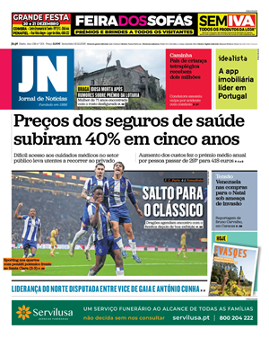 Capa de Jornal de Notícias