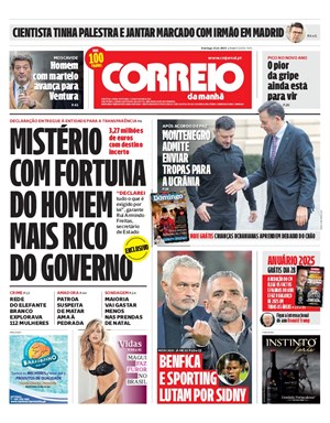 Capa de Correio da Manhã
