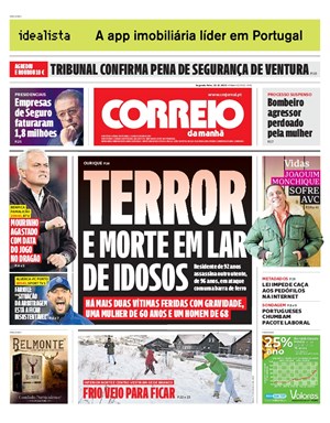 Capa de Correio da Manhã