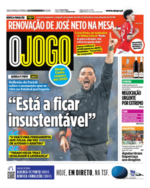 Capa de O Jogo