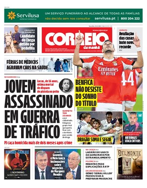 Capa de Correio da Manhã