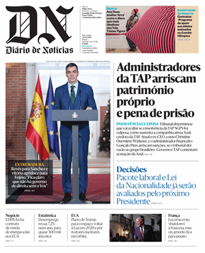 Capa de Diário de Notícias